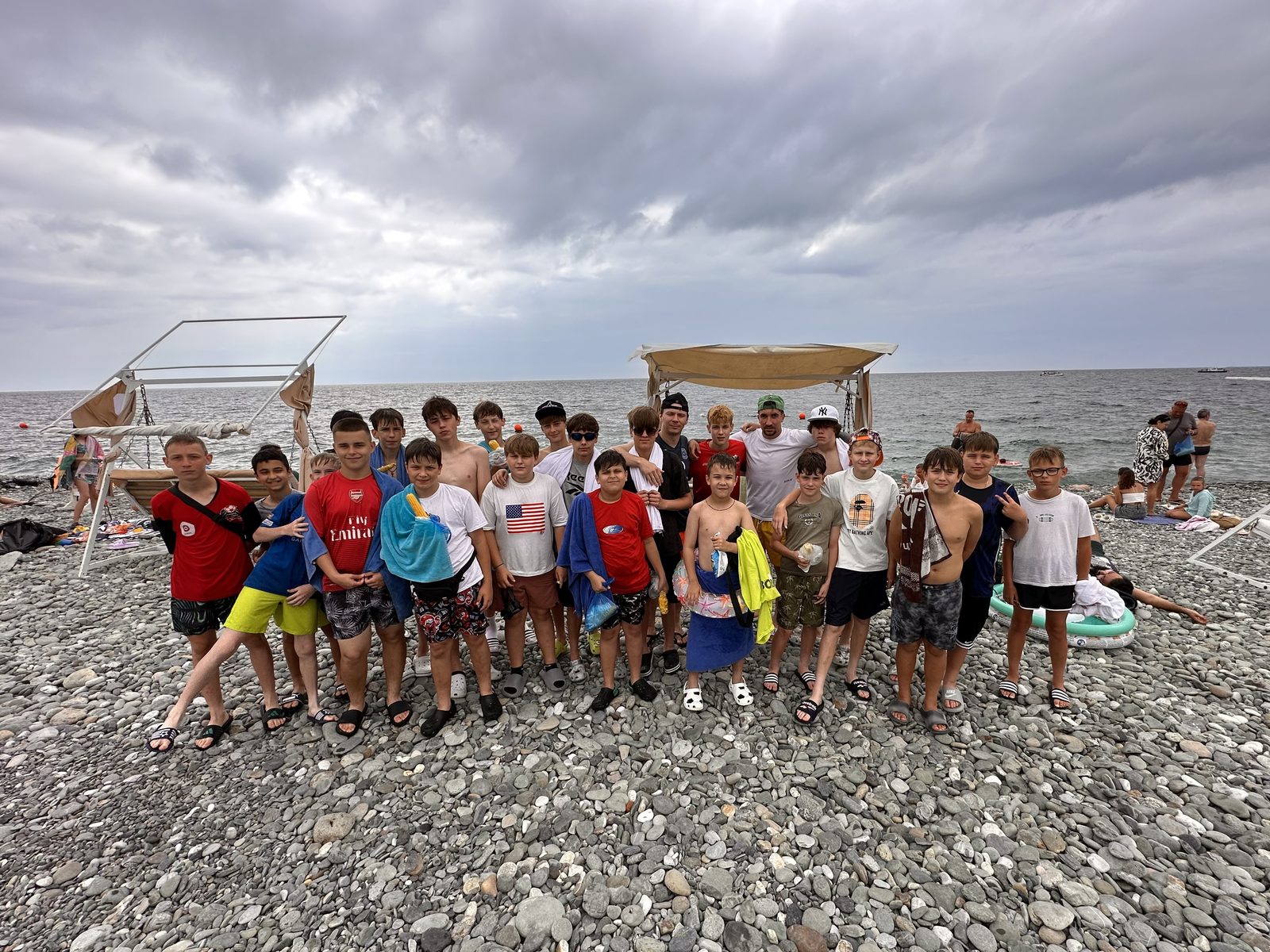 Сборы школы Романцева на море